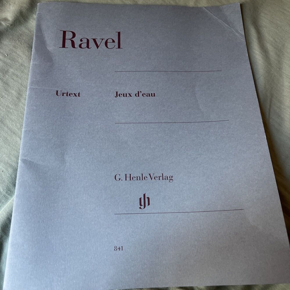 Jeux d'eau (Solo Piano) (Multilingual Edition) by Maurice Ravel 2008